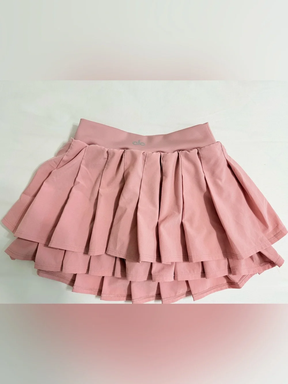 ALO Yoga Nothing or Double Pleated Skirt - Vintage Pink - XXS - NWOT